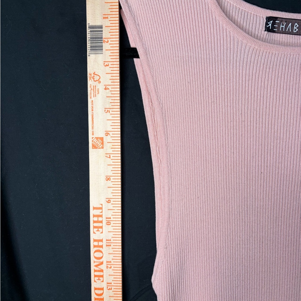 Rehab Blush Ribbed Top - Picture 8 of 10